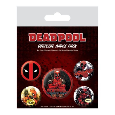 Набір піктограм Deadpool Badge Pack Набір піктограм Deadpool Badge Pack