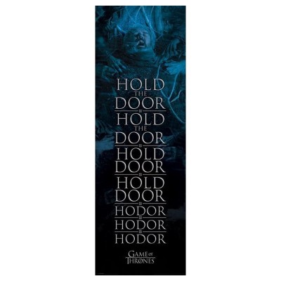 Постер дверной "Game of Thrones (Hold the Door Hodor) / Игра Престолов" 53 x 158 см