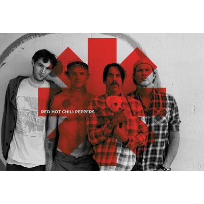 Постер "Red Hot Chili Peppers - Red Asterix" 61 х 91,5 см Постер "Red Hot Chili Peppers - Red Asterix" 61 х 91,5 см