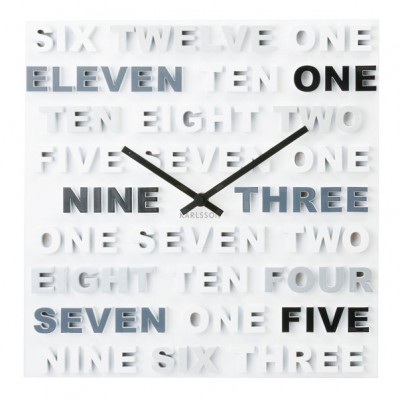 Настінний годинник "One Two Three" 35х35 см Настінний годинник "One Two Three" 35х35 см