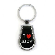Брелок "I Love Kiev", чорний Брелок "I Love Kiev", чорний