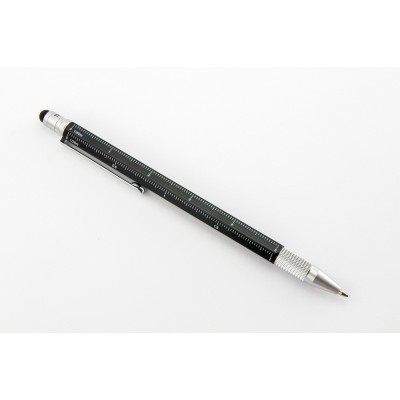  Кулькова ручка Troika Construction SLIM, чорний 