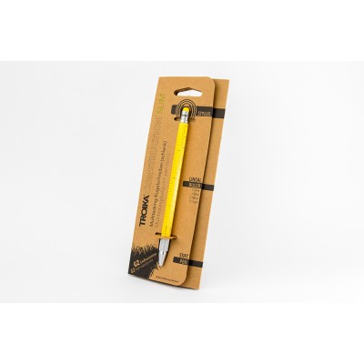 Кулькова ручка Troika Construction SLIM, жовта Кулькова ручка Troika Construction SLIM, жовта