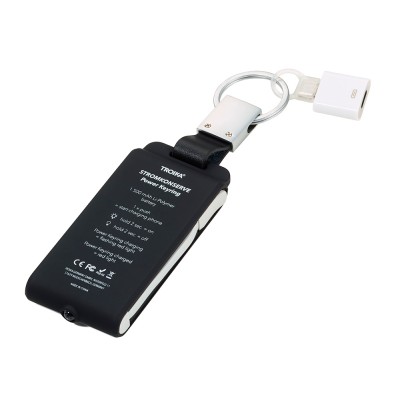 Брелок-зарядка Power Keyring 1500 mAh з ліхтариком Брелок-зарядка Power Keyring 1500 mAh з ліхтариком