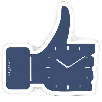 Настінний годинник "Thumbs Up!", синій 23х20 см Настінний годинник "Thumbs Up!", синій 23х20 см