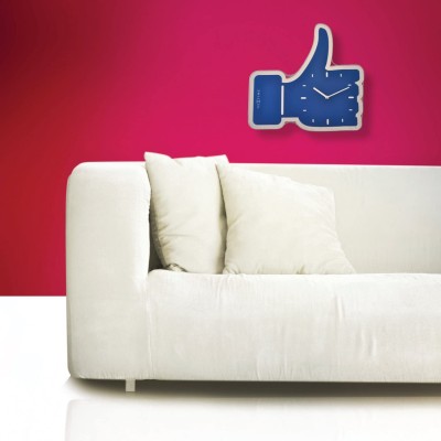 Настінний годинник "Thumbs Up!", синій 23х20 см Настінний годинник "Thumbs Up!", синій 23х20 см
