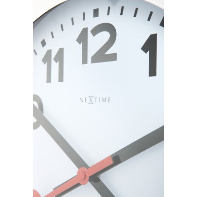 Часы настенные "Station Number" белые Ø19 см Часы настенные "Station Number" белые Ø19 см
