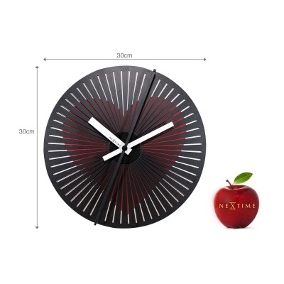 Настінні годинники, динамічний малюнок, "Motion Clock Heart" ø30 см Настінні годинники, динамічний малюнок, "Motion Clock Heart" ø30 см