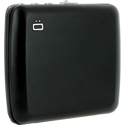 Бумажник OGON Mini Safe Alu с блокировкой, черный