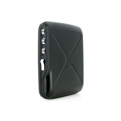 Бумажник OGON Mini Safe Alu с блокировкой, черный