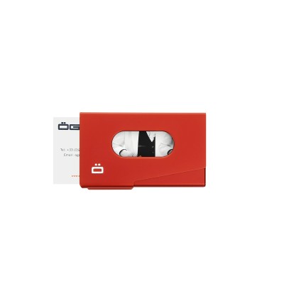 Визитница OGON One Touch, красная Визитница OGON One Touch, красная