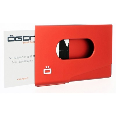 Визитница OGON One Touch, красная Визитница OGON One Touch, красная