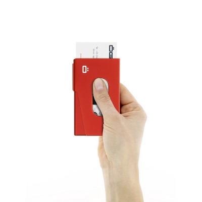 Визитница OGON One Touch, красная Визитница OGON One Touch, красная