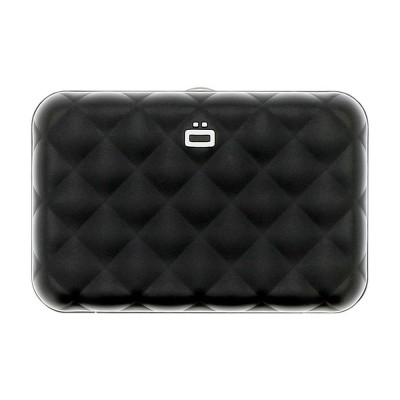  Кардхолдер OGON Quilted Button на 10 карт, чорний 