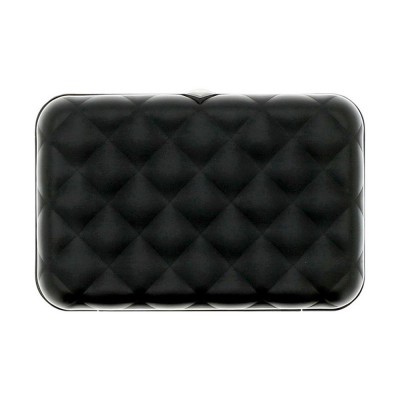  Кардхолдер OGON Quilted Button на 10 карт, чорний 