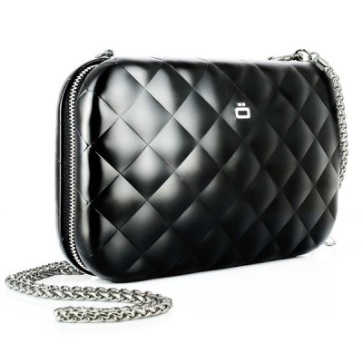  Клатч на блискавці OGON Quilted ledy bag, чорний 