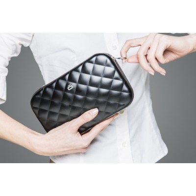  Клатч на блискавці OGON Quilted ledy bag, чорний 