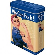 Коробка для пластыря "We Can Fix It" Nostalgic Art (86105) Коробка для пластыря "We Can Fix It" Nostalgic Art (86105)
