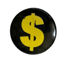Значок "Dollar Sign" d 2,5 см Значок "Dollar Sign" d 2,5 см