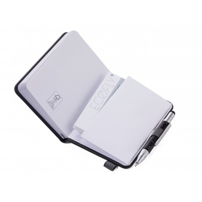 Блокнот Din A7 Lilipad + ручка Liliput, чорний Блокнот Din A7 Lilipad + ручка Liliput, чорний