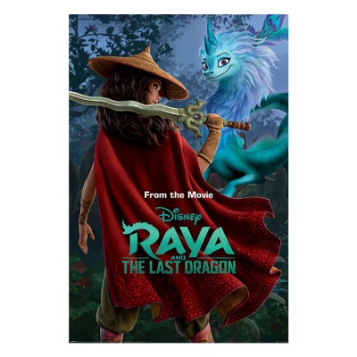  Постер "Raya and the Last Dragon (Warrior in the Wild)" 61 х 91,5 см 
