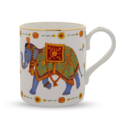 Кружка Ceremonial Indian Elephant White
