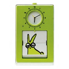 Часы настенные "Flip", салатовые