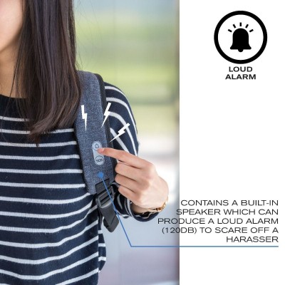 Рюкзак антивор с тревожной кнопкой XD Design Bobby Cathy Backpack Black (P705.211) Рюкзак антивор с тревожной кнопкой XD Design Bobby Cathy Backpack Black (P705.211)